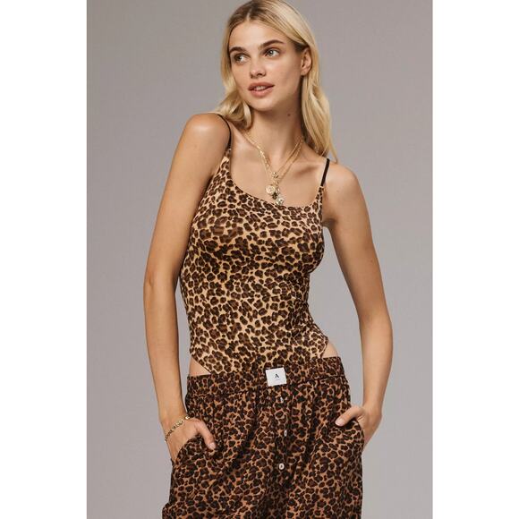 The LyreBird Skin Seamless Square-Neck Printed Bodysuit XL - Picture 5 of 5